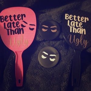 Personalized hand mirror big & small